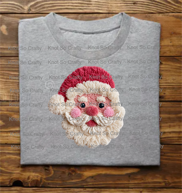 12414 - faux yarn santa - christmas