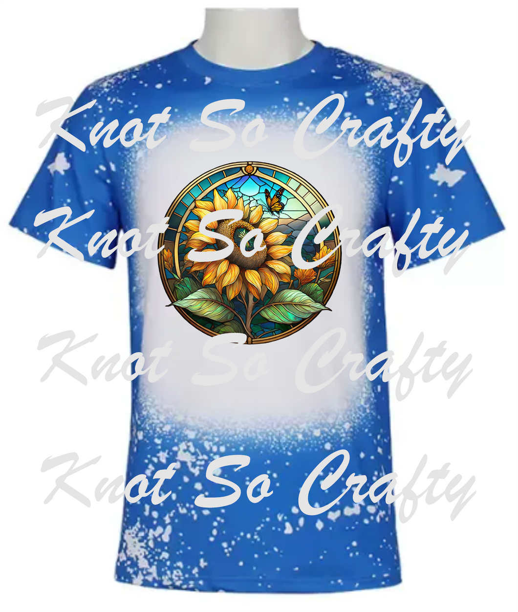 sunflower stained window <3234>