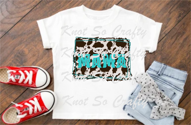 cow print mama - mom <4849>