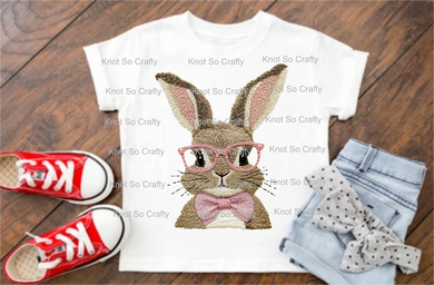 (6924) girl bunny - easter