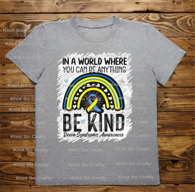 (6946) be kind down syndrome - awareness