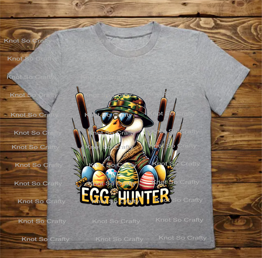 (6949) egg hunter duck - easter