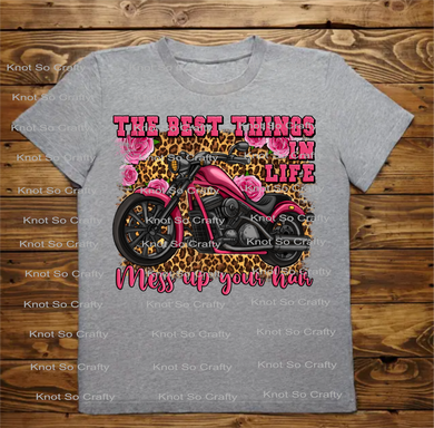 (6965) pink motorcycle