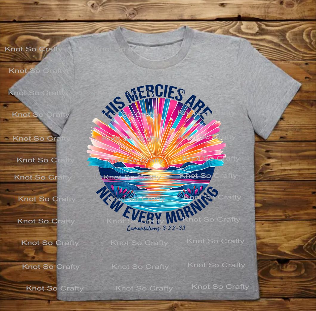 (6968) his mercies are new every morning - religion