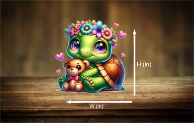 flower turtle - DTFD -14