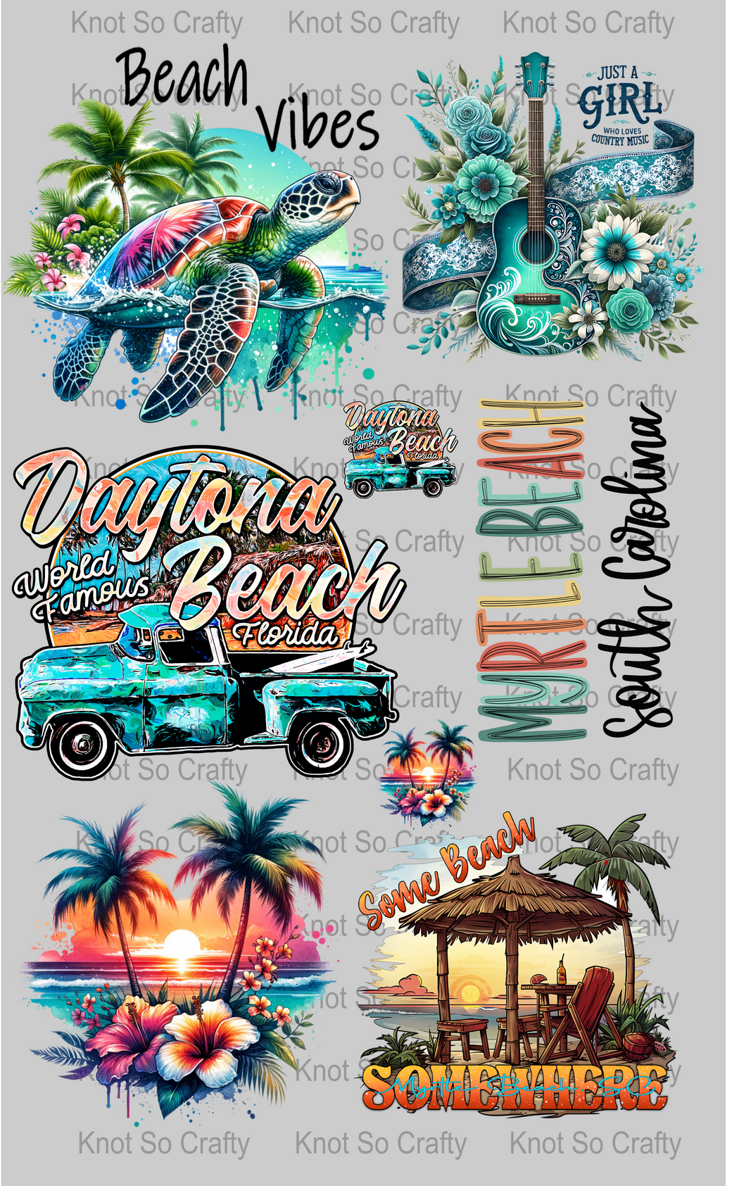 Beach vibes gangsheet <GS43>