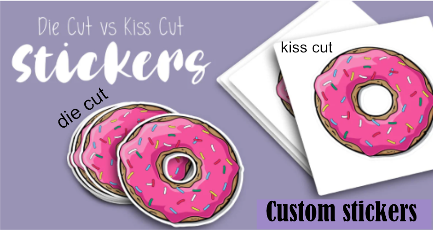 Kiss cut / Die cut stickers