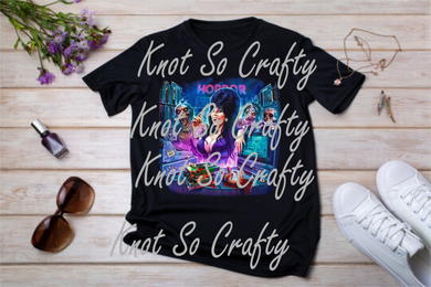 Elvira halloween - halftone - mv14