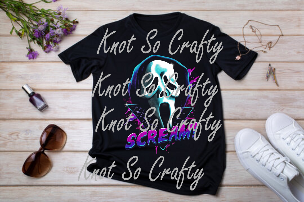 scream halloween - halftone - mv20